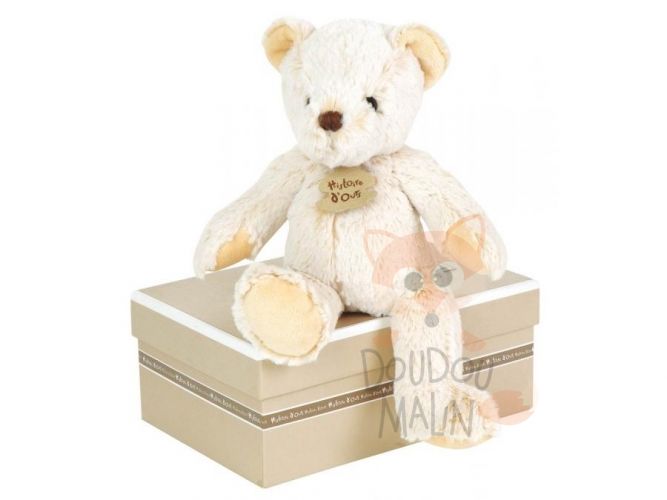  zanimoos ours classique beige blanc 